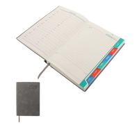 CONGARTENO Planner Quotidien pour Travail et Études Agenda Hebdomadaire et Mensuel Précis Carnet Organiseur Multifonction pour Gestion de Tâches et Calendrier Annuel