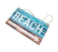CONGARTENO Plaque Suspendue Décoration Plage pour Maison Bord de Mer Décor Côtier Panneau Directionnel Vintage Style