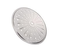 CONGARTENO Plaque Vapeur Inox Ronde 29 Cm Grille de Cuisson Vapeur pour Autocuiseur Support Alimentaire pour Œufs Poisson Légumes Rôtissage la Cuisine