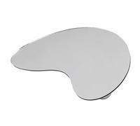 CONGARTENO Plateau de rangement en forme de lune plateau de salle de bain vanité accessoires de vanité parfum plateau de vanité commode plateau miroir Acrylique