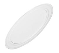 CONGARTENO Plateau Tournant de Remplacement pour Four à Micro-ondes en Verre Blanc, 25,5 Cm, Résistant Lave-vaisselle, Compatible Micro-ondes Standard