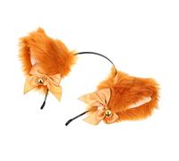 CONGARTENO Plux Cat Ears Band Subs Creative Cartoon Headress Party Supplies (golden Bell)