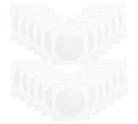 CONGARTENO Pochettes de Stockage en Papier pour CD et DVD 100 Pièces, Protection Anti-Rayures, Étui Transportable, Rangement Compact pour Bureau et Maison, Format Standard, Couleur Blanche