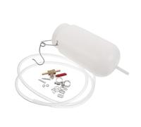 CONGARTENO Pompe Manuelle D'extraction D'huile pour Moto 1 L avec Tuyau de Transfert, Réservoir de Carburant Auxiliaire Compatible, Outil Léger pour Entretien et Vidange Rapide en Garage