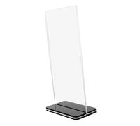 CONGARTENO Porte-affiche Acrylique Double Face Transparent Support Menu Restaurant et Affichage Professionnel pour Bureau et Commerce