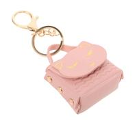 CONGARTENO Porte-clés Porte-Monnaie Chaton Dessin Animé, Mini Porte-Monnaie Porte-clés Rose, Accessoire Léger Multifonction pour Femmes Et Garçon Et Filles, Breloque Suspendue Compacte