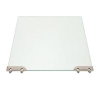 CONGARTENO Porte Coulissante en Verre Trempé 24x25 Cm pour Machine à Hot-dogs, Accessoire Compatible pour Grille-saucisses, Isolation Thermique Améliorée, Entretien Facile, Équipement