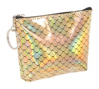 CONGARTENO Porte Cuir PU pour Femmes Pochette Compacte à avec Design pour et Professionnelles Pratique et Multifonctionnelle Capacité pour Cartes Bancaires Doré