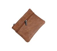 CONGARTENO Porte-Monnaie à Fermeture Éclair Bourse De Poche Carteras Pequeñas Para Mujer Porte-Monnaie à Portefeuille Vintage Petits Sacs à Main Femmes Mini pour Unisexe Brown