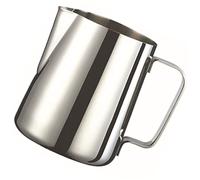 CONGARTENO Pot à Lait Inox Argenté Mousseur pour Cappuccino Compatible Mousseurs Manuels Inox et Facile à Nettoyer