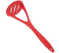 CONGARTENO Presse-Purée en Silicone Rouge Compact Mini-Pilon à Viande et Outil pour Écraser Pommes de Terre Carottes Citrouille - Presse-Légumes Ergonomique Polyvalent Cuisine Familiale