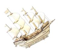 CONGARTENO Puzzle Voilier DIY Modèle Adulte Maquette Bateau Décorative Cadeau Créatif pour Famille et Bureau