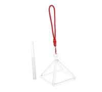 CONGARTENO Pyramide Chantante avec Baguette Instrument de Percussion Sonore pour Thérapie Musicale Méditation Yoga et Décoration Zen