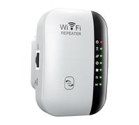 CONGARTENO Répéteur Wi-FI 300 Mbps sans Fil pour Grosse Maison Haute Pénétration et Sécurité Maximale en Plastique Blanc Norme 802.11 B/g/n