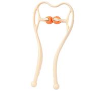 CONGARTENO Rouleau De Massage Cervical Orange 6 Boules, Masseur D’épaules Cou Portable Multifonction, Stimulation Points D’acupuncture, Soulagement Douleurs Cervicales, Usage Domestique Et Bureau