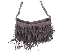 CONGARTENO Sac à Bandoulière Femme Cuir Synthétique avec Franges Sac Main Portés Épaule Chic et Résistant Espace Suffisant pour Portefeuille et Téléphone pour Anniversaire et Fêtes