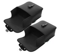 CONGARTENO Sacoche Latérale PU Étanche Mini Sacoche de Selle Suspendue Gauche et Droite de Rangement Pratique pour Électrique Protection la Pluie Design Noir