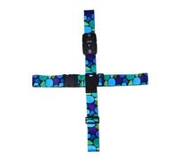 CONGARTENO Sangle de Valise avec Verrouillage à Code Ceinture de Voyage Réglable Polyester Robuste Sangle Croisée de Sécurité pour Bagages Rouge Profond