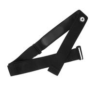 CONGARTENO Sangle Pectorale Réglable Capteur De Fréquence Cardiaque, Bande Élastique Confortable, Tissu Doux Noir, Ceinture Cardio De Remplacement, Pour Fitness Et Entraînement Sportif