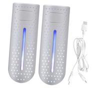 CONGARTENO Sèche-chaussures Électrique USB avec Lumière UV Déshumidificateur et Désodorisant Chauffage Rapide et Sécurité pour Chaussures Domicile
