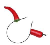 CONGARTENO Serrage-tête De Fête Couvre-chefs Taille Unique Motif Piment Adulte Accessoire Cheveux Amusant Usage Cosplay Et Soirée