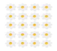 CONGARTENO Serviettes de Table à Fleurs Marguerite Lot de 40, Serviettes de Fête en Papier pour Célébrations d'Anniversaire et Mariages, Décorations pour Repas Entre Amis et Famille