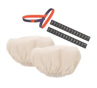 CONGARTENO Set Accessoires pour Pot de Fermentation de Levain avec Couvercles Toile Respirante Bande de Date et Thermomètre Adhésif pour Contrôle Précis Température