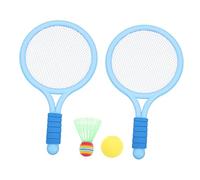 CONGARTENO Set de Badminton et Tennis pour Garçon Fille Extérieur Éducatif avec Raquettes Légères et Volants Coordination Main Pied Cadeau Garçon Fille