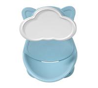 CONGARTENO Siège de Bain Garçon Fille Antidérapant avec Accoudoirs Amovibles Chaise pour Garçon Fille Support Stable et Durable pour Bain Shampooing et Alimentation Confort Optimal et
