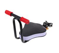 CONGARTENO Siège Garçon et Filles pour Vélo Électrique Noir en Acier Carbone Coussin en Éponge Confortable, Facile à Installer, pour Vélo Garçon Fille Sécurisé et Simple