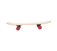 CONGARTENO Skateboard Interactif pour Garçon Et Filles, Planche à roulettes Vierge en Bois Massif 43x13 Cm, Double Kickboard Solide, Fournitures DIY pour Bricolage Et Graffiti