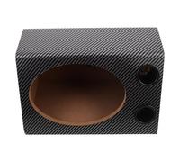 CONGARTENO Speaker Enclosure Box Trapezoid PVC Veneer Wooden Cabinet for Vehicle Sound System Upgrade Compatible with Various Car Models