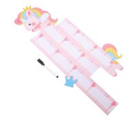 CONGARTENO Sticker Mural Toise Croissance Garçon Fille Autocollant Mesure Hauteur Étanche sans Trace Décoration Chambre Garçon Fille avec Animaux Cartoon
