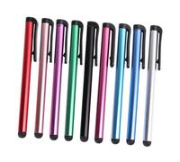 CONGARTENO Stylets Capacitifs Stylo pour Tablette et Smartphone Lot de 30 pour Écrans Tactiles en Métal pour Écrire et Jouer aux Jeux Tactiles Couleur Aléatoire