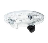 CONGARTENO Support à Plantes Mobile Plateau Rond, à roulettes pour Pots | Plastique Épais, Bac Intégré pour Eau, Mobilité Fluide, Usage Extérieur, Arbres et Bacs