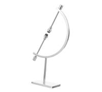 CONGARTENO Support à Sphère Métallique Réglable Petit, Porte-sphère en Métal Cuivré, Support pour Boule de Cristal, Présentoir Décoratif Polyvalent pour Maison et Exposition, Socle Unique