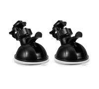 CONGARTENO Support de Caméra Embarquée à Ventouse Réglable 1/4 Mini Rotule Lot de 2 Pièces Fixation Robuste pour Tableau de Bord et Pare-Brise Compatible Dashcam Voiture Support de