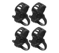 CONGARTENO Support de Canne en Caoutchouc Léger 4 Pcs pour Fauteuil Roulant et Scooter de Mobilité Clip de Fixation pour Béquille Accessoire Déambulateur pour Rangement Pratique Usage