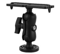 CONGARTENO Support de détecteur de Poisson Porte-sondeurs pour Bateaux Accessoires de pêche Kayak Support de Montage pour transducteur pour détecteur de Poissons Noir