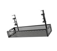 CONGARTENO Support De Gestion De Câbles sous Bureau Étagère De Rangement pour Câbles Et Multiprises Organisateur Pratique pour Bureau Et Espace De Travail