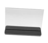 CONGARTENO Support de Table Acrylique Transparent Horizontal Porte Affiche Polyvalent pour Menus Flyers et Photos Présentoir Élégant pour Bureau et Restaurant