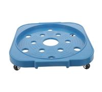 CONGARTENO Support Mobile pour Bonbonne Gaz Plateau Plastique Résistant Base Roulante Stable Installation pour Rangement Cuisine et Bouteille Gaz Butane