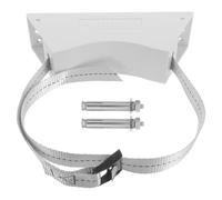 CONGARTENO Support Mural pour Bouteille de Gaz 40L Sangle Réglable Fixation Plastique Grise pour Réservoir Propane ou Oxygène Porte-Cylindre Solide Adapté Usage Industriel et Laboratoire