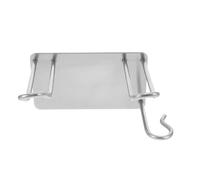 CONGARTENO Support Mural pour Défroisseur Vapeur Portable en Acier Inoxydable Brossé Support Polyvalent pour Cintre Vapeur et Sèche-Cheveux Rangement Mural Compact pour Placard Accessoire