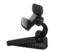 CONGARTENO Support Téléphone Voiture Pare-Soleil Ajustable Montage sur Visière Compatible Large Smartphones Support Navigation et Streaming Installation Gain de Place