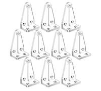 CONGARTENO Supports aveugles 10 pièces Transparents en Pom avec Crochets muraux pour Stores à lamelles, Maintien Stable et Installation Rapide en Cuisine et hôtel