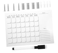 CONGARTENO Tableau Planning Mural Transparent Acrylique Effaçable Calendrier Hebdomadaire Réutilisable Surface Lisse et Résistante Accessoire pour Organisation Familiale et