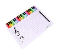 CONGARTENO Tableau Portable à Effacer pour Enseignement Musical Planche de Portée pour Pratique des Notes Aide Pédagogique pour Étudiants Musique
