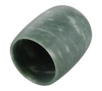 CONGARTENO Tasse à Thé Kung Fu en Cristal Naturel 1 Pièce, Forme Droite, Pierre de Cristal Vert Jade, Tasse Artisanale Multifonction pour Maison et Bureau, Verre à Thé et Décoration Élégante