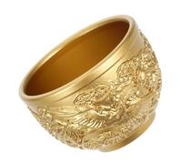 CONGARTENO Tasse Vintage Dragon et Gravure Bol Feng Shui pour Thé Décor Maison Bureau Sacrifice Traditionnel